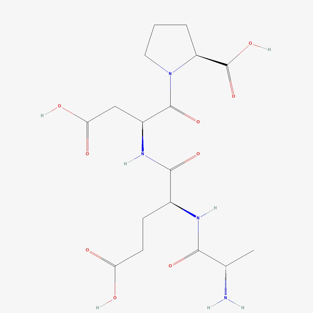 2D chemical structure of Cortagen, C17H26N4O9