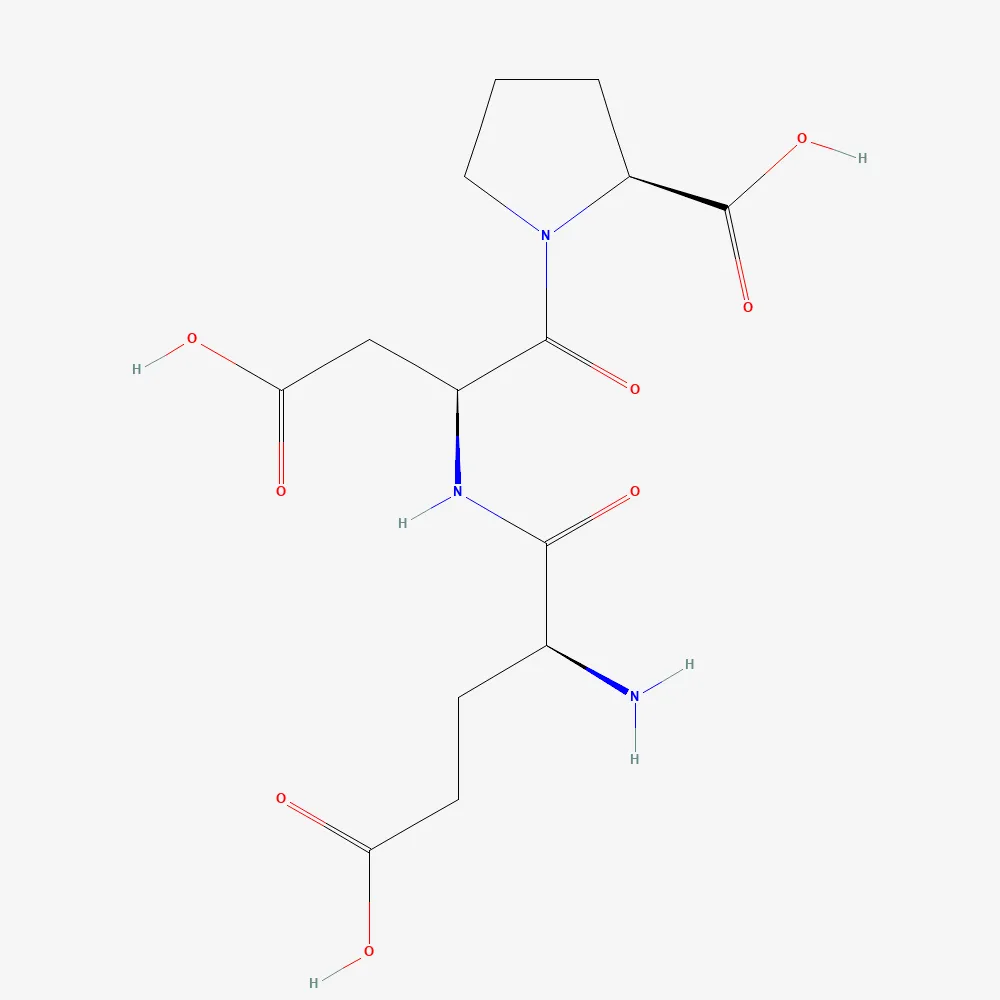 2D chemical structure of Crystagen, C14H21N3O8