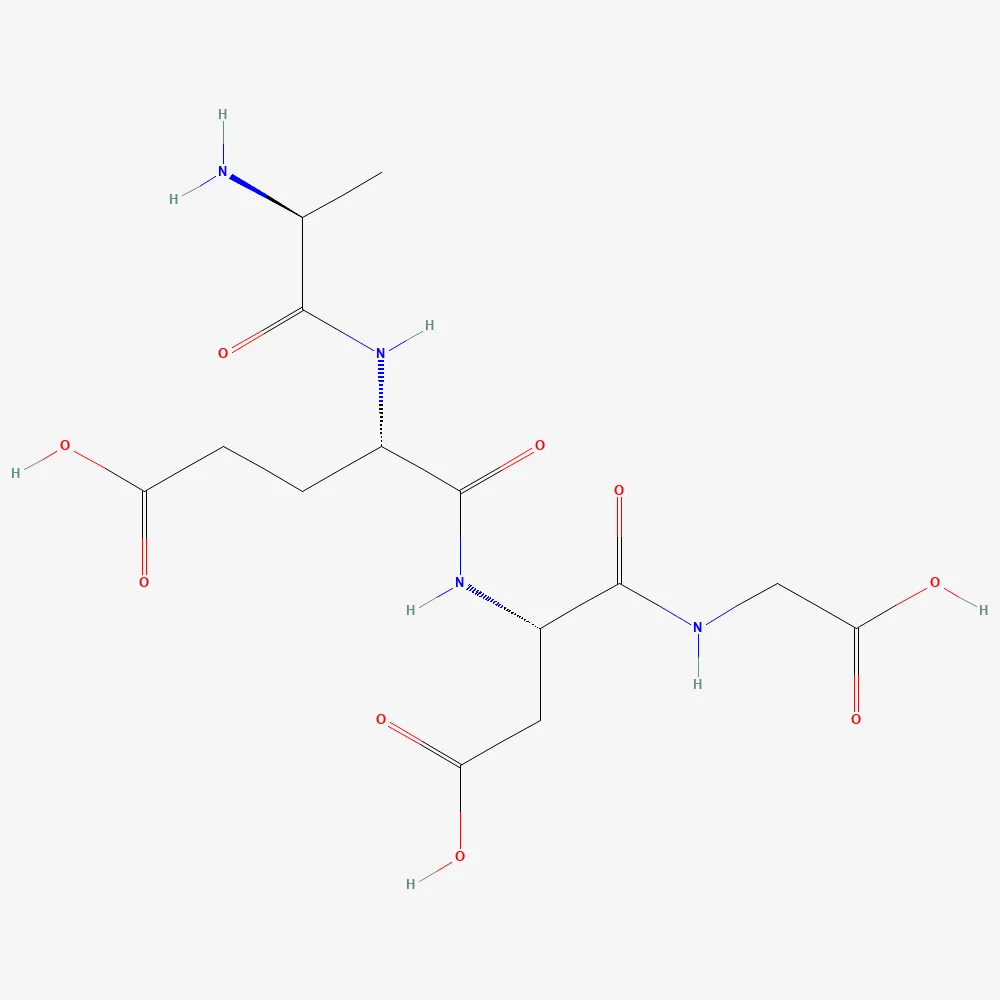 2D chemical structure of Epitalon, C14H22N4O9