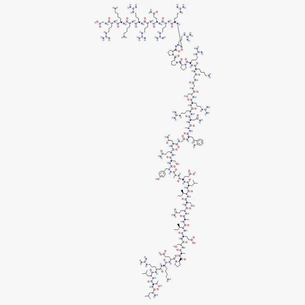 2D chemical structure of FOXO4-DRI, C228H388N86O64