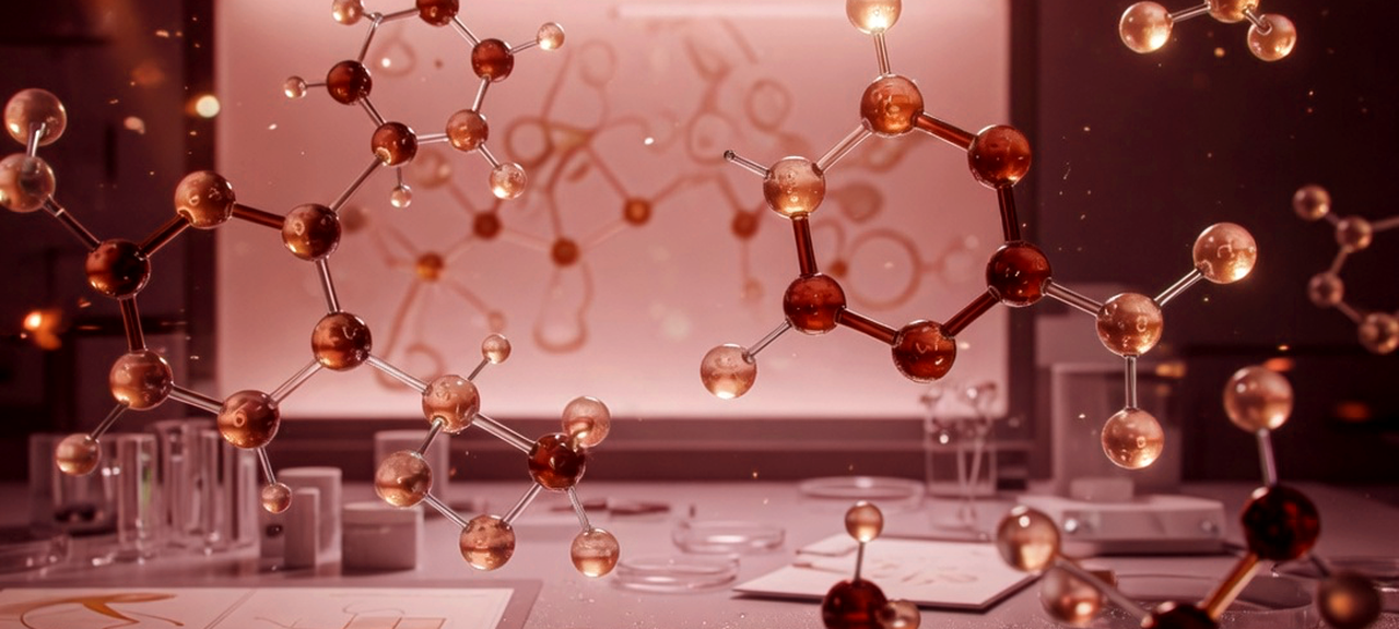 Abstract research lighting for BPC-157 benefits page