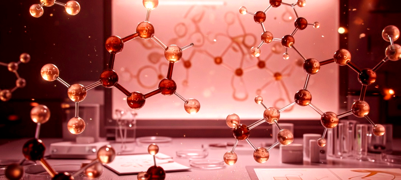 Abstract dual-tone molecular forms suggesting different timescales