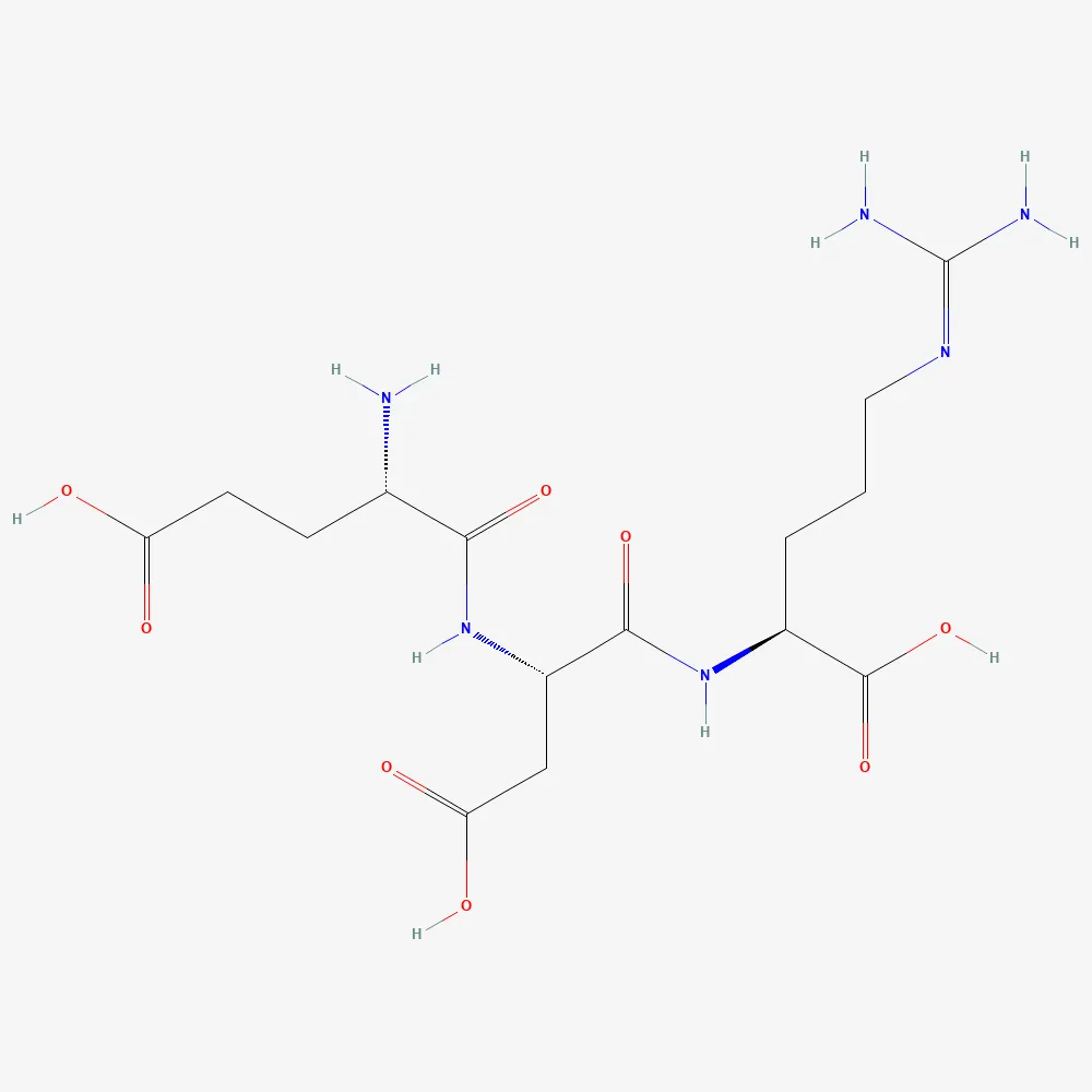 2D chemical structure of Pinealon, C15H26N6O8