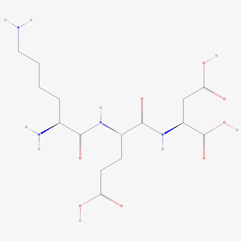2D chemical structure of Vesugen, C15H26N4O8